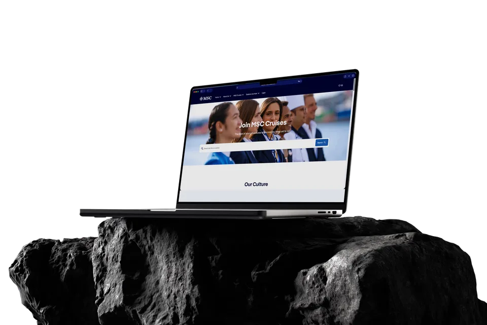 MSC Cruises careers website